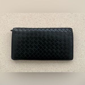 Bottega Veneta Intrecciato Long Bifold Wallet